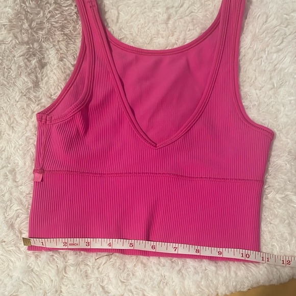 Lululemon power pivot ribbed tank top sonic pink - Picture 12 of 12